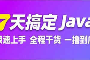 7天搞定Java极速版