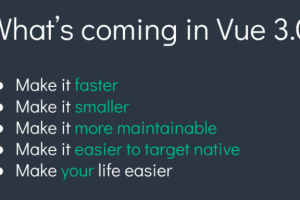 Vue 3.0 新特性全面解析-走在技术前沿